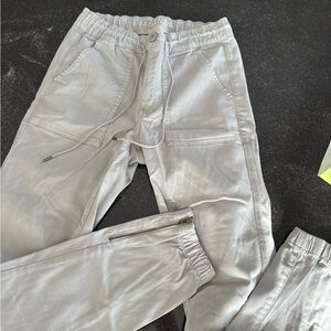 Beige Casual Pants